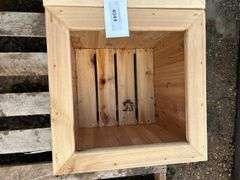 Locally made pair of planters 15x15x16