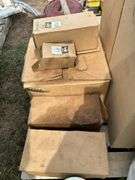 Pallet of misc air filters, winter fronts etc