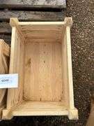 Locally made planter 14x14x16 & planter 12x19x13