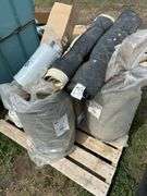 Pallet of misc air filters, winter fronts etc