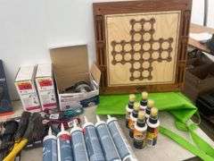 Taymor  - keyed entrance office lock set, handcrafted Michaud game, 2 battery mounts, 2 level mounts