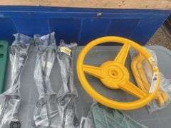Sand box seat, steering wheel, anchors and misc PlayStar parts