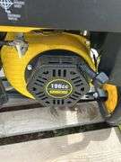 Champion 3000 generator c/w extension cord & garden hose - owner says runs