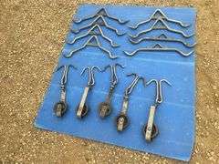 Quantity of meat hanging equipment