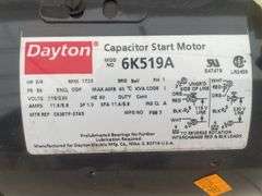 Hardly used Dayton Motor 3/4 hp, 1725RPM, single phase,115/230V