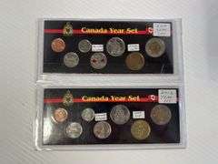 2010 - With Painted Quarter & Sask. Rider's Loonie & 2012