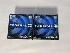 2 Boxes of Federal Top Gun 2 3/4" #8 Shot 12 Guage