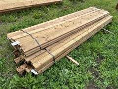 LUMBER: 18 of 1x6x10 treated & 19 of 4x4x10 treated posts