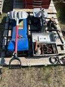 Scroll saw, creeper, shovel, hand winch etc