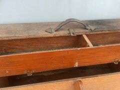 Shopbuilt tool box comes with shoe lasts