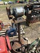 6” bench grinder on stand - condition unknown