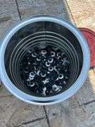 Qty of 3/8” flat washers, qty of 5/16” sealing washers, qty of 3/8” sealing washers