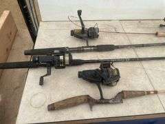 Quantity of fishing rods and reels
