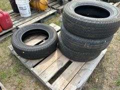 4 tires 235/65R17 - 3 Bridgestone, 1 Firestone
