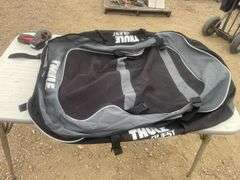 THULE Sweden Quest bag and 2 vintage Coca-Cola trays