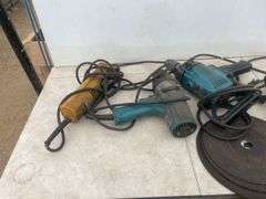 Quantity of working electric tools including drills, impact and grinder