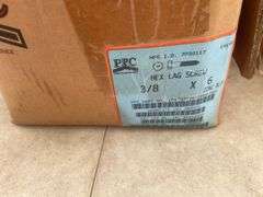 Large quantity of 3/8" x 6" hex lag screws