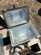 Pallet of misc, cutting torch, electric impact, mufflers etc
