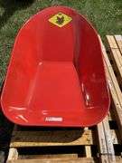 4 UNUSED wheelbarrow tubs and handles NO TIRES