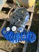 Bead breaker tank & small air compressor- condition unknown