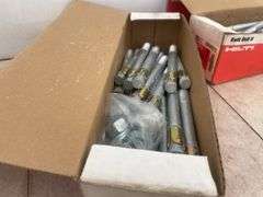 Hilti quik bolt II - 2 boxes of 5/8" x 6" and 1 box of 3/4" x 7"