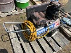 Campbell Hausfeld air compressor w/hose