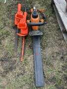 3 hedge trimmers - owner says large one works but other 2 condition unknown