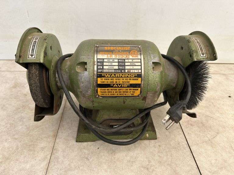 Specialist 6" benchgrinder - works