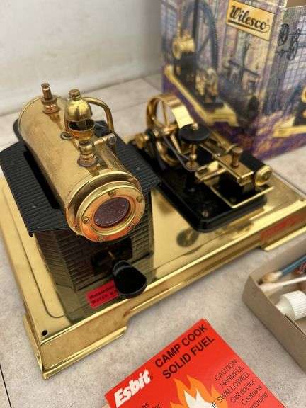 Wilesco Steam Engine Made in Germany c/w fuel cubes
