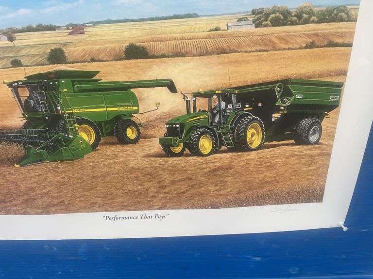 John Deere unframed print #2911/6000 with Certificate of Authenticity - 25 1/2" x 18 1/2"