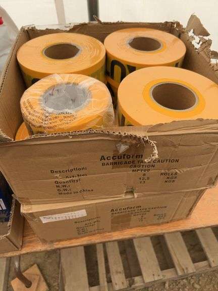 2 cases of “CAUTION” tape