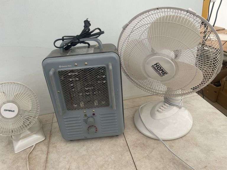 2 fans and a heater -  working condition