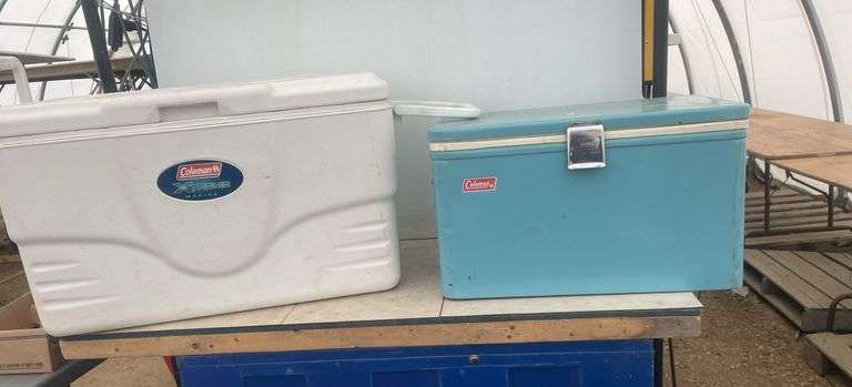2 Coleman coolers