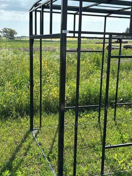 Building frame 68”W x 149”L x 84”T - black powdercoated