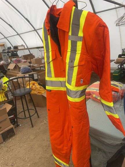 Heavy duty quilted cotton Duck Coveralls- size Medium