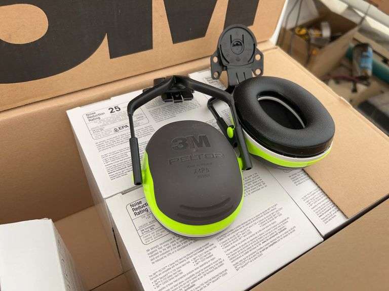 26 Hard hat mounted ear muffs