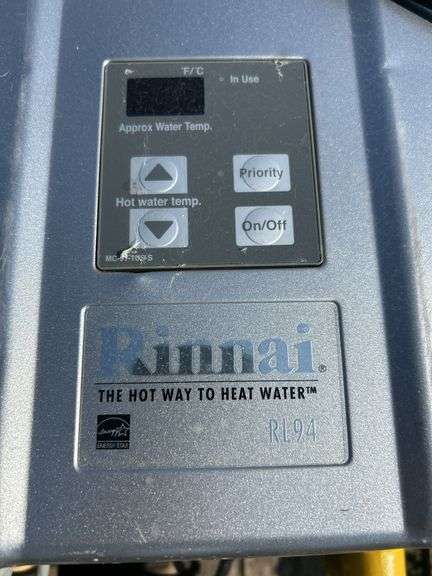 On demand water heater - condition unknown, power control panel - condition unknown