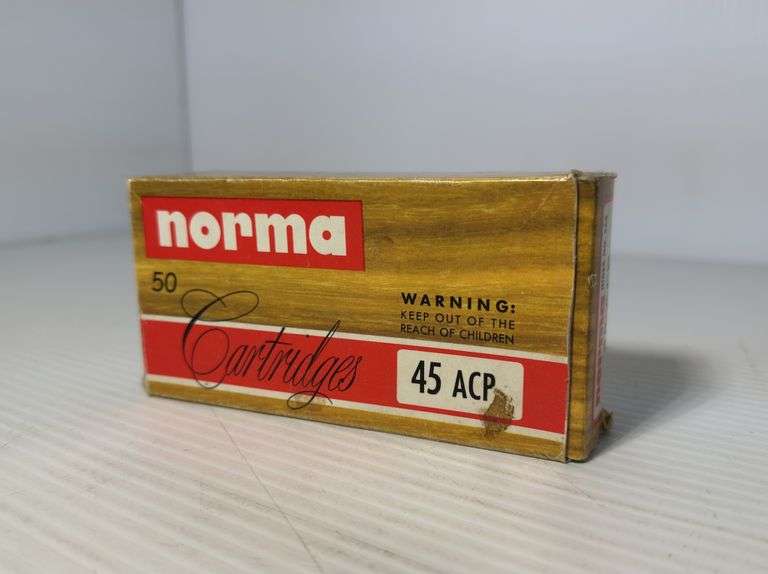 50 Rounds of Norma 45 ACP 230gr Hollow Point
