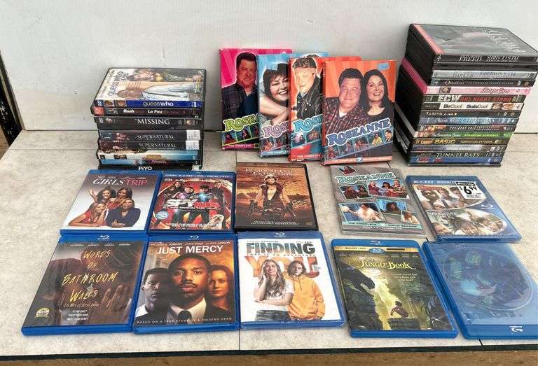 Qty of Blu-Ray movies & DVD movies