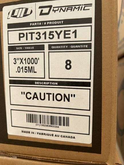 4 cases of barricade “CAUTION” tape
