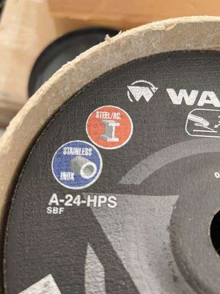 Walters 7”x1/4”x7/8” grind wheels APPROX 25