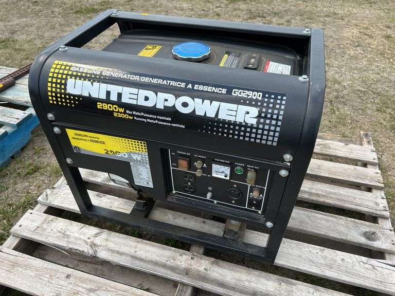 United Power 2300watt (max 2900watt) generator- owner says runs