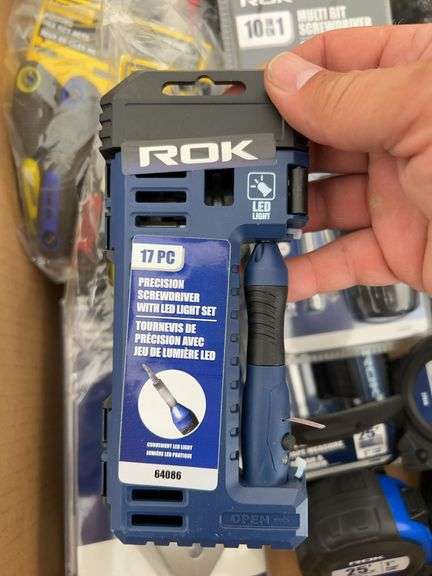 File set, chisels, folding hex key sets, socket sets, locking pliers sets, tape measures, chalk line