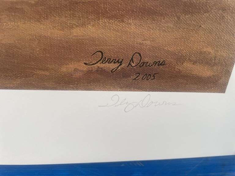 John Deere unframed print #2067/6500 comes with a Certificate of Authenticity