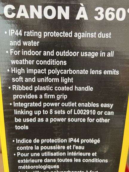 ShopPro 360 Cannon work light