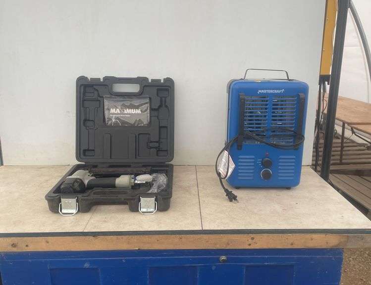 18 gauge brad nailer and a Mastercraft heater - working