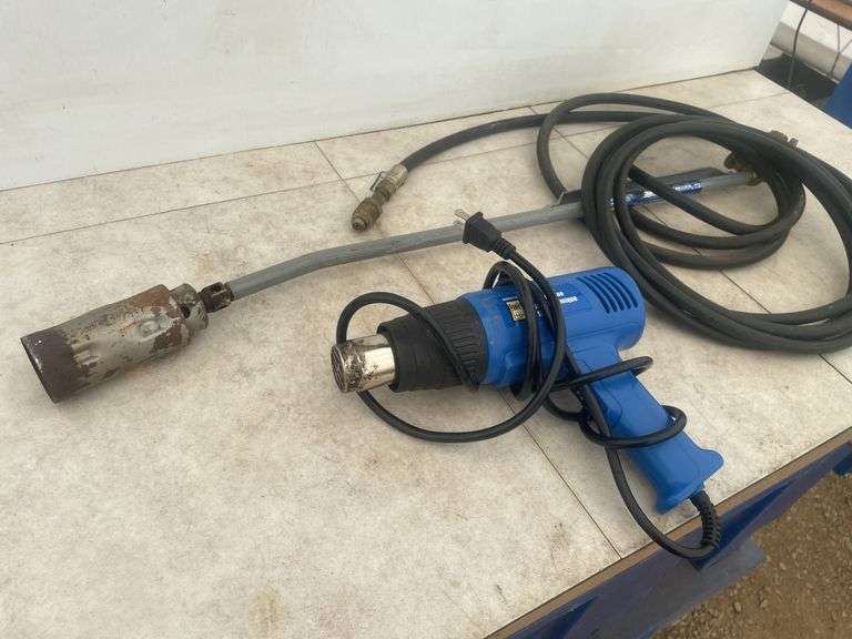 Tiger torch and PowerFist heat gun