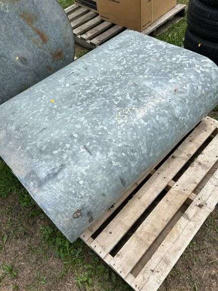 2 galvanized tanks