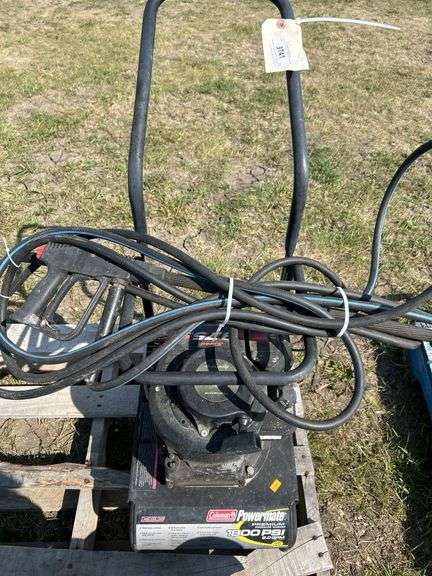 Coleman pressure washer - owner says motor only runs , pump shot