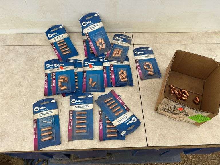 Qty of Miller Spectrum 2050 plasma cutter consumables
